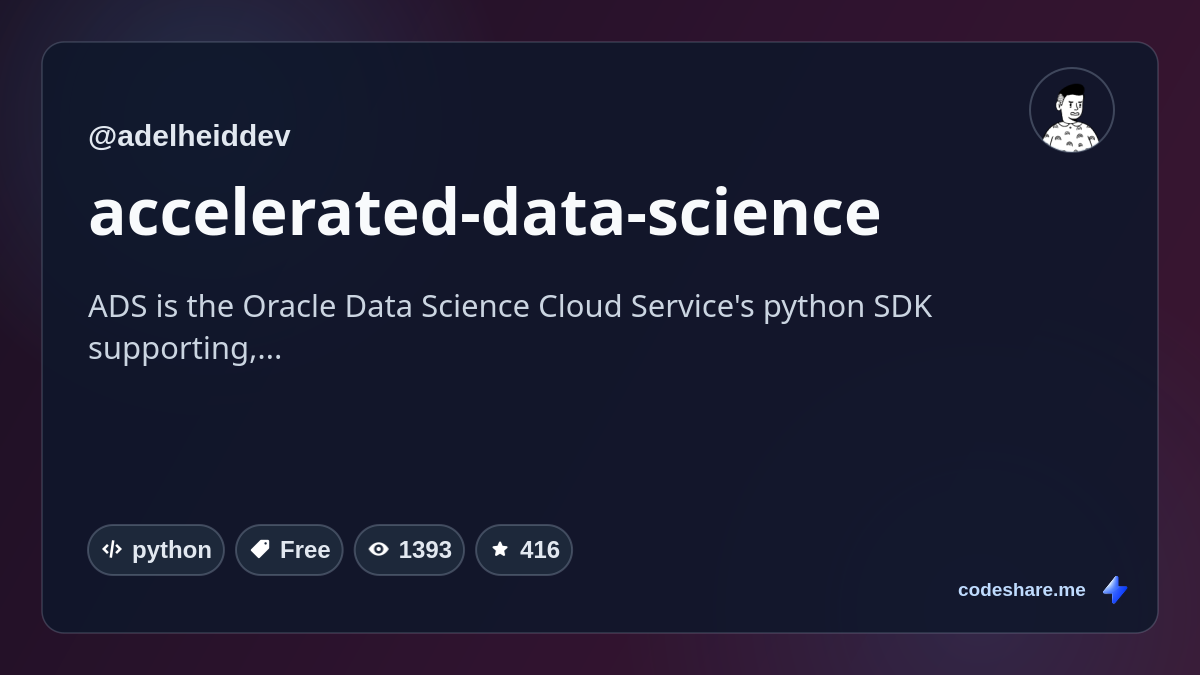accelerated-data-science