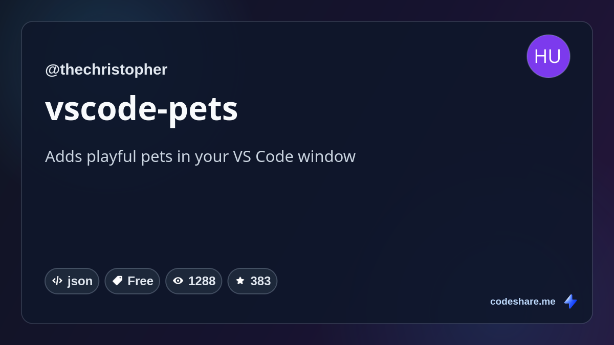 vscode-pets
