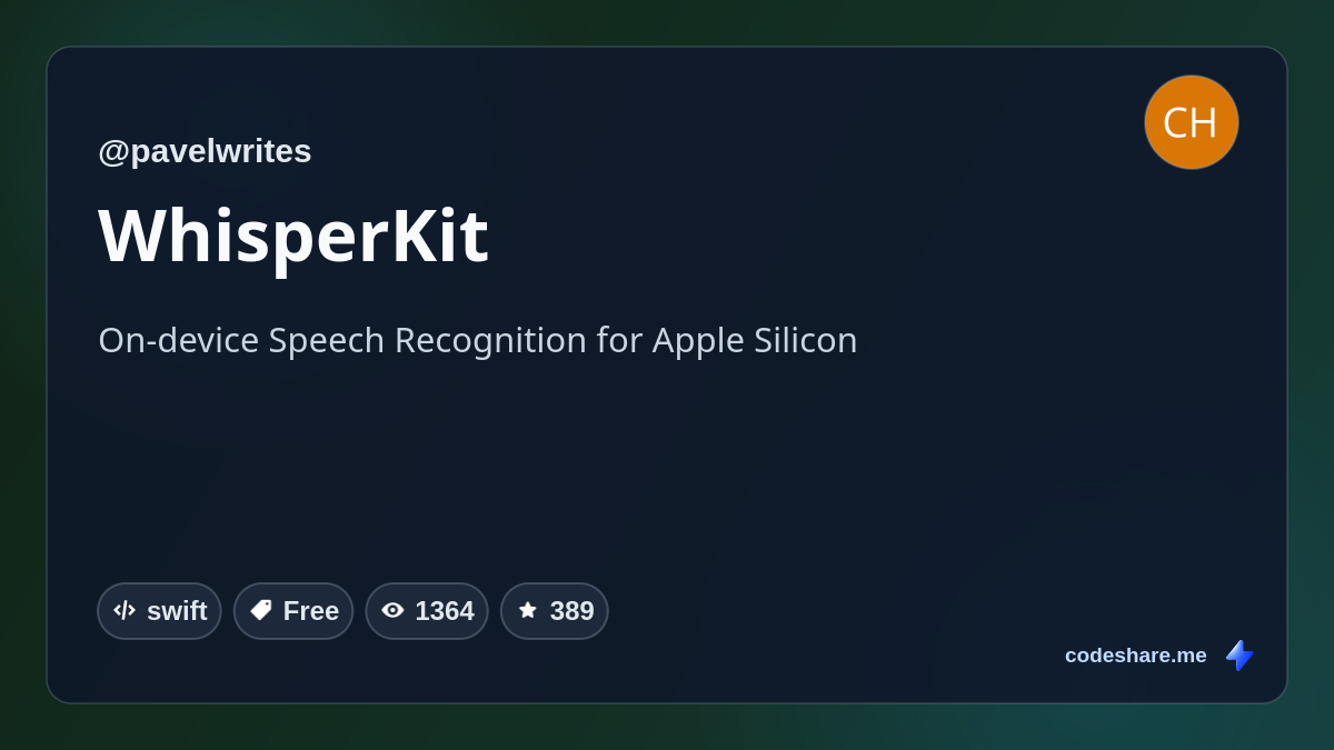 WhisperKit