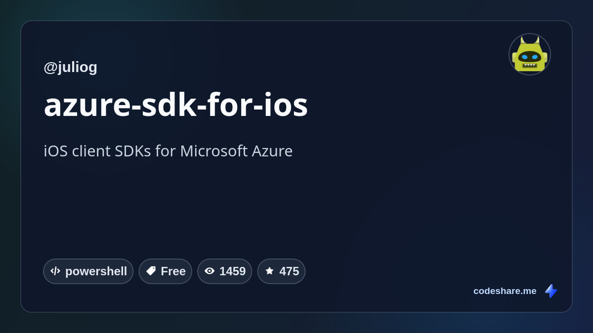 azure-sdk-for-ios