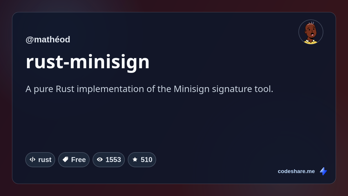 rust-minisign