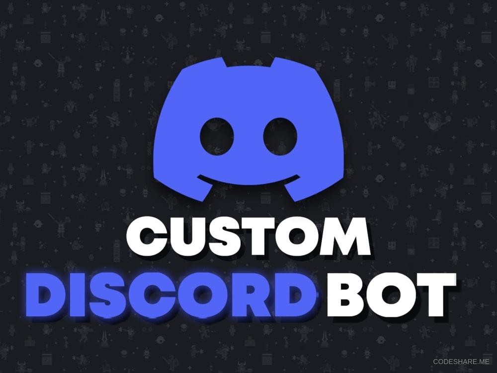 I Can Build a Discord Bot for You!